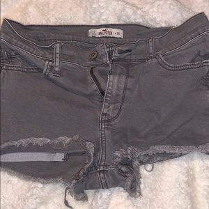 Gray Hollister shorts EUC